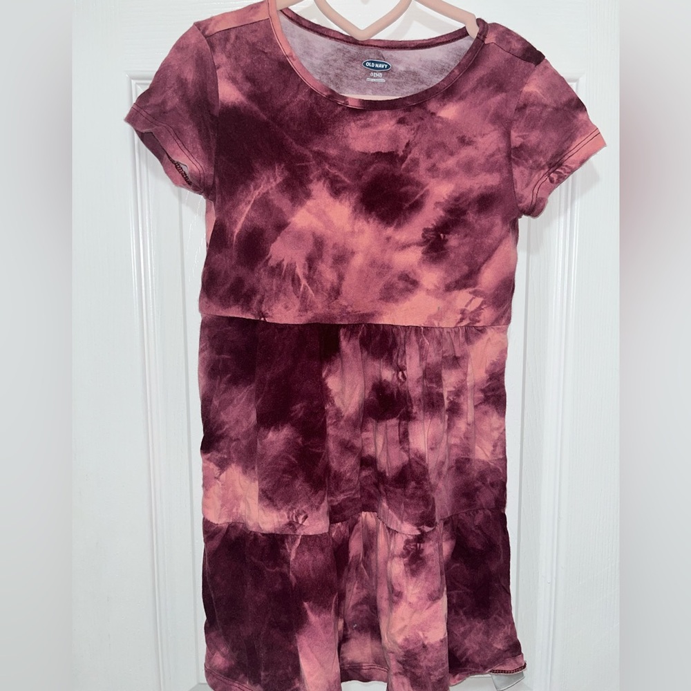 Girl dress, tie dye, Old Navy, size 6-7